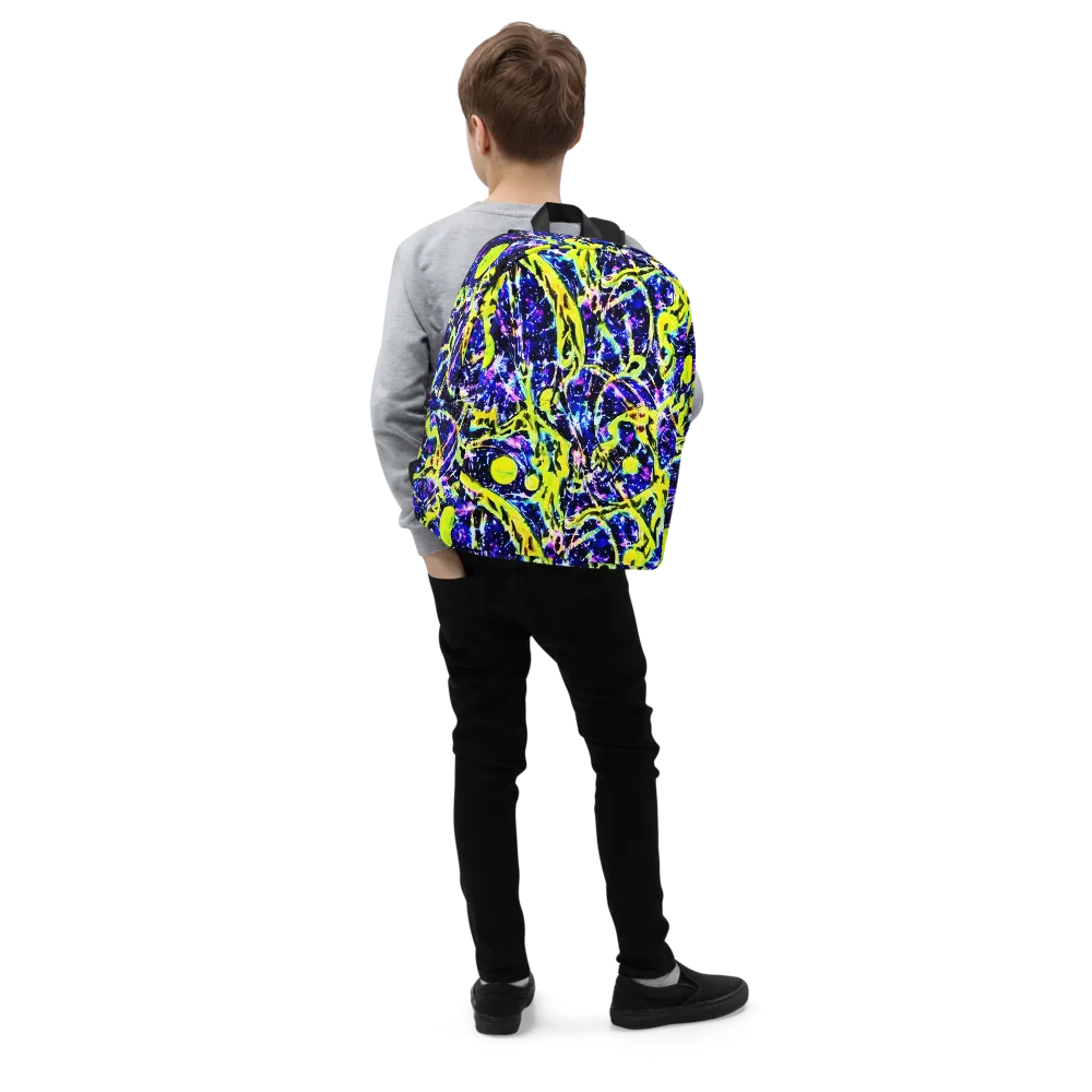 Psychedelic Orchard on Minimalist Backpack — Right Front