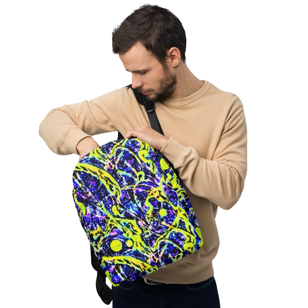 Psychedelic Orchard on Minimalist Backpack — Front