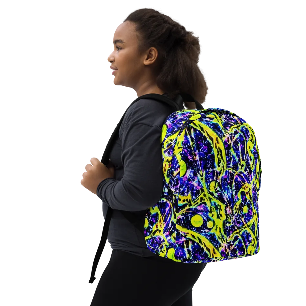 Psychedelic Orchard on Minimalist Backpack — Right Front