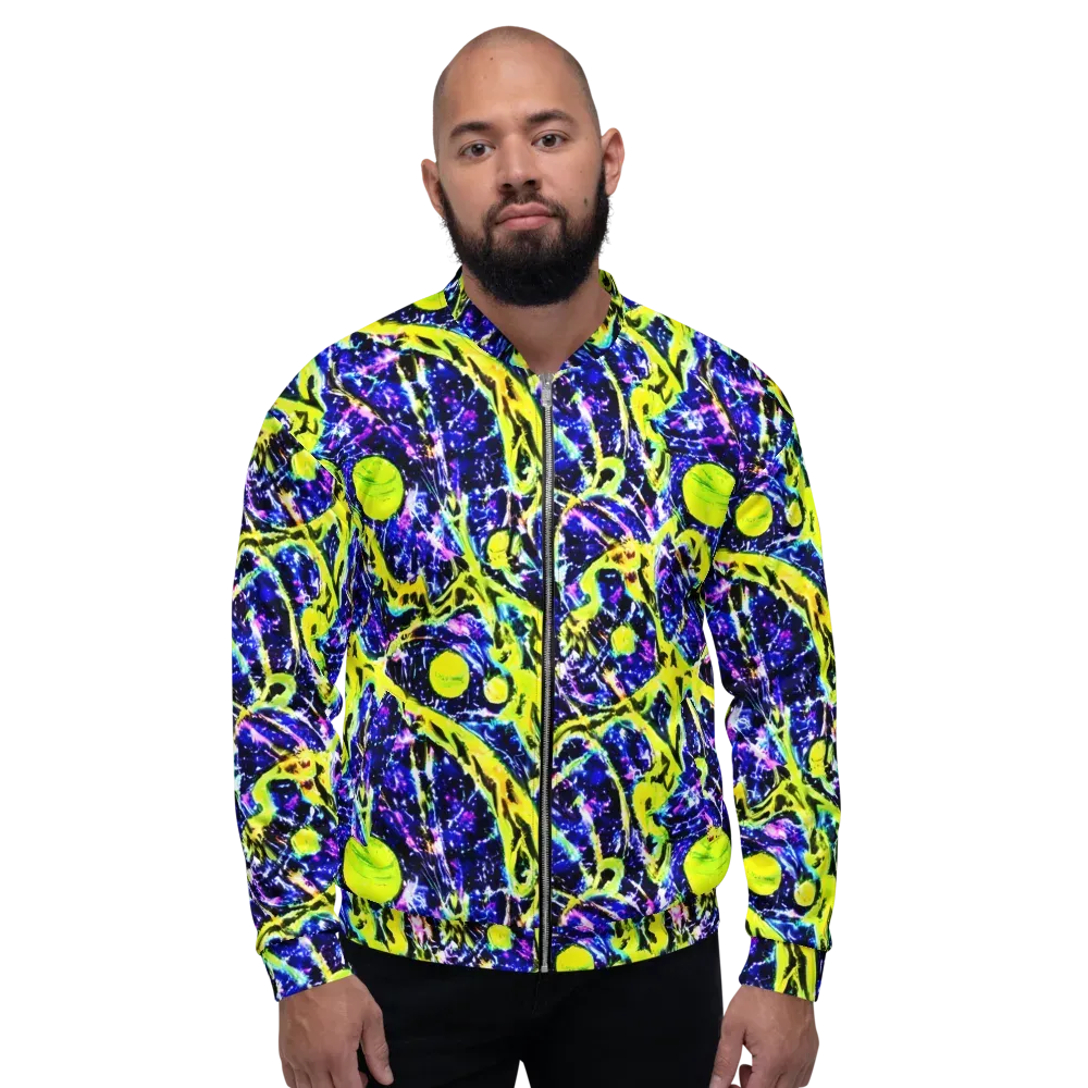 Psychedelic Orchard on Bomber Jacket — Front