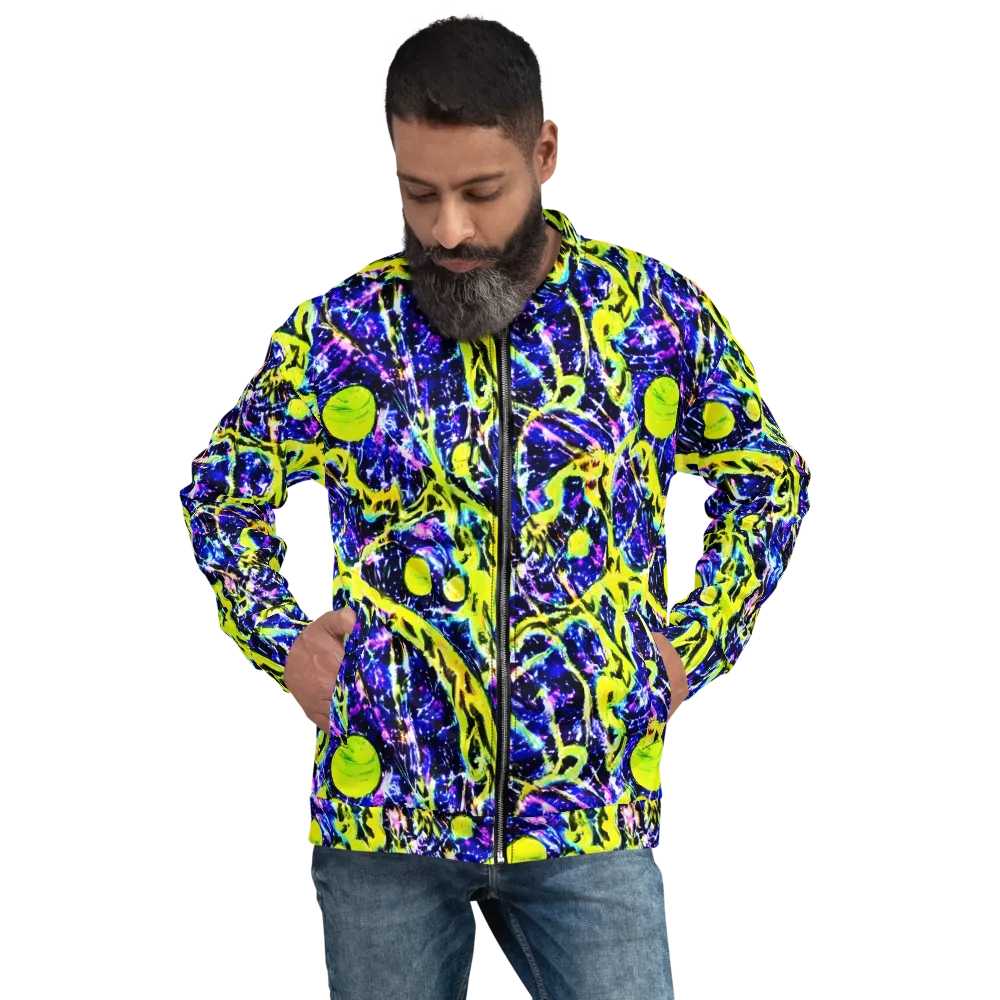 Psychedelic Orchard on Bomber Jacket — Front