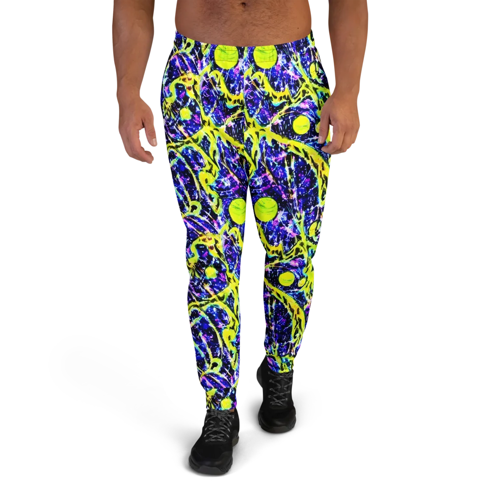 Psychedelic Orchard on Men's Joggers — Front