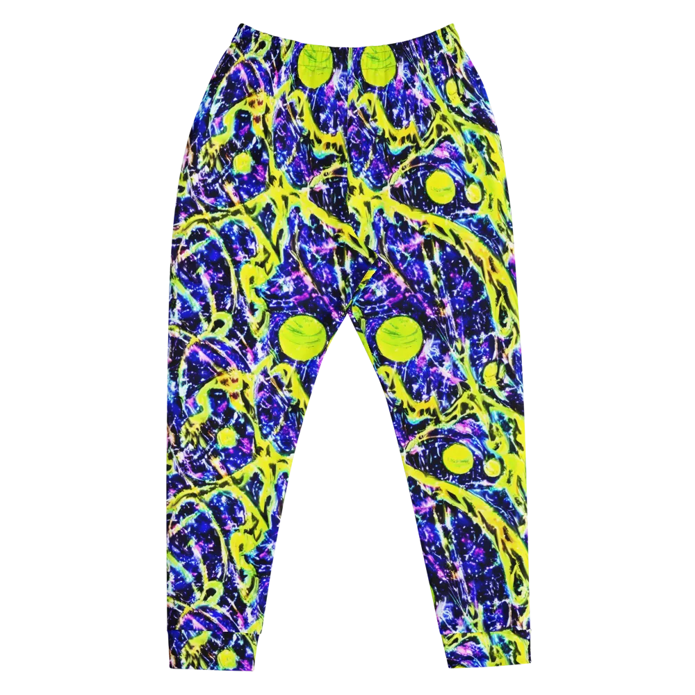 Psychedelic Orchard on Men's Joggers — Front