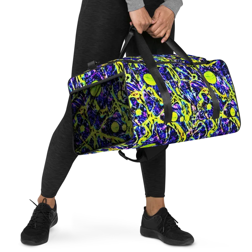 Psychedelic Orchard on Duffle Bag — Right Front
