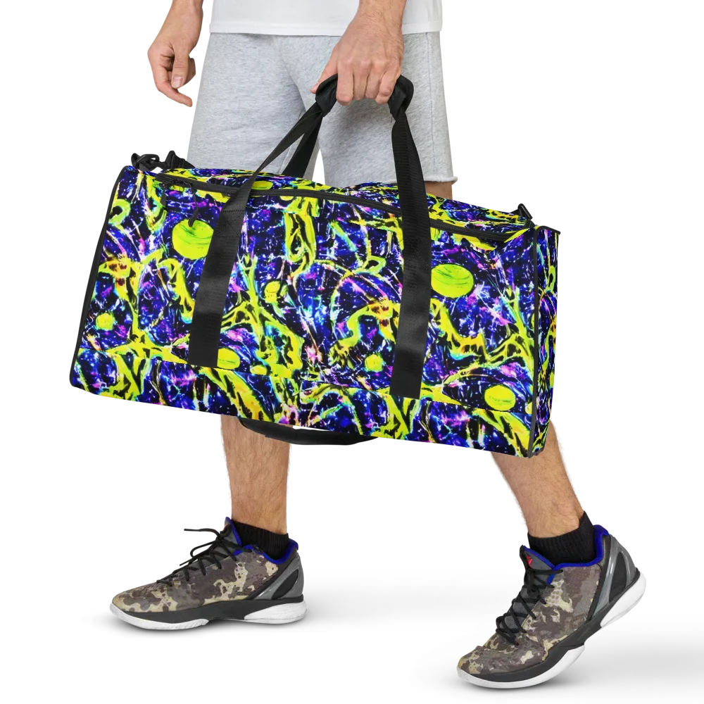 Psychedelic Orchard on Duffle Bag — Front