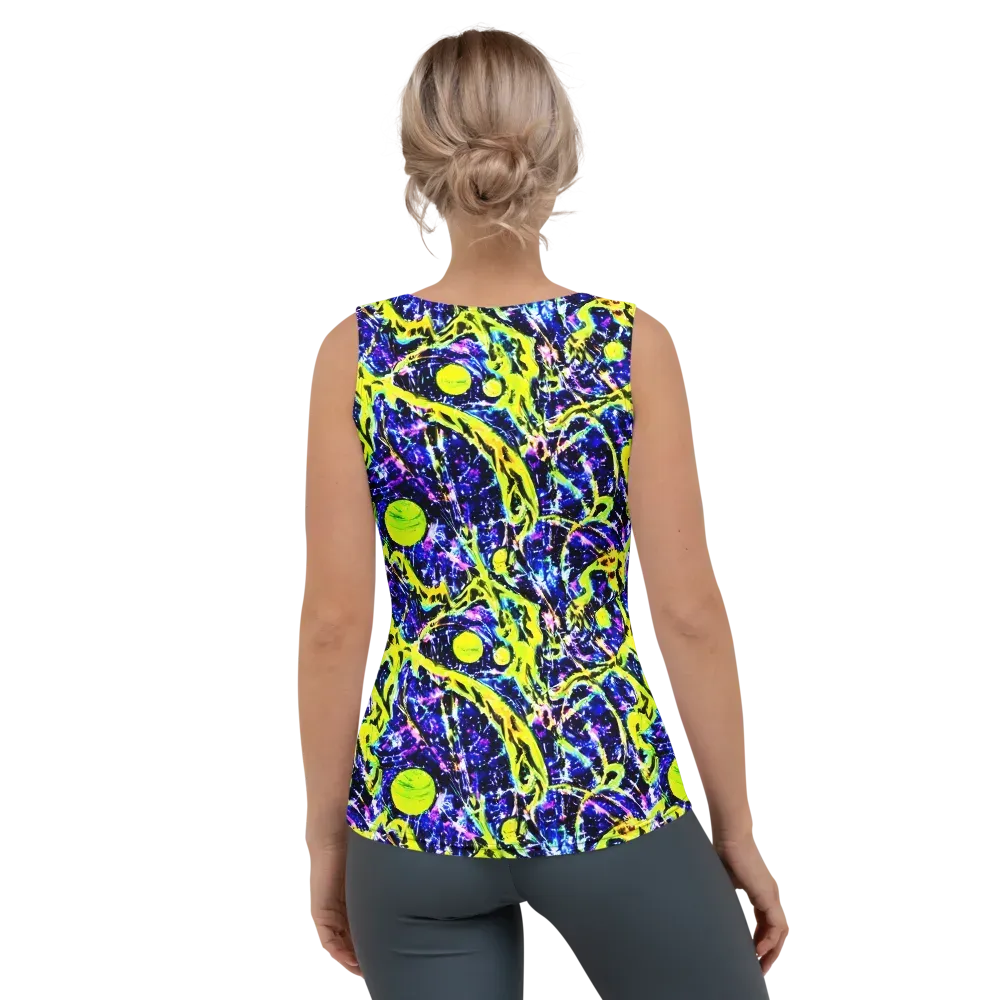 Psychedelic Orchard on Women's Tank Top — Back
