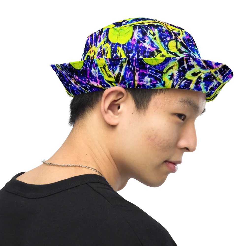 Psychedelic Orchard on Reversible Bucket Hat — Right Outside