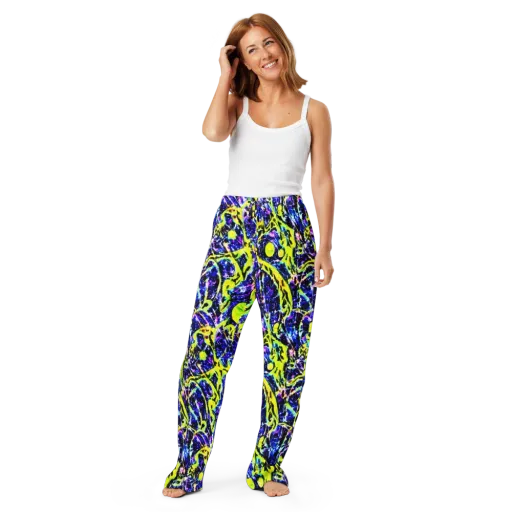 Psychedelic Orchard on a Women's Pajama Pants