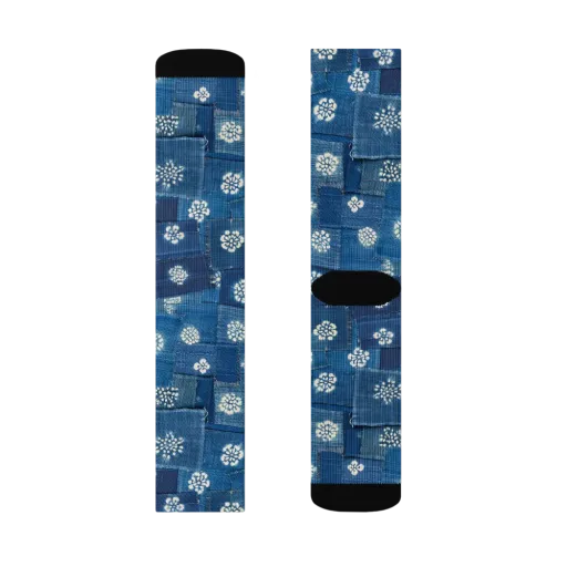 Sapphire Bloom on a Socks