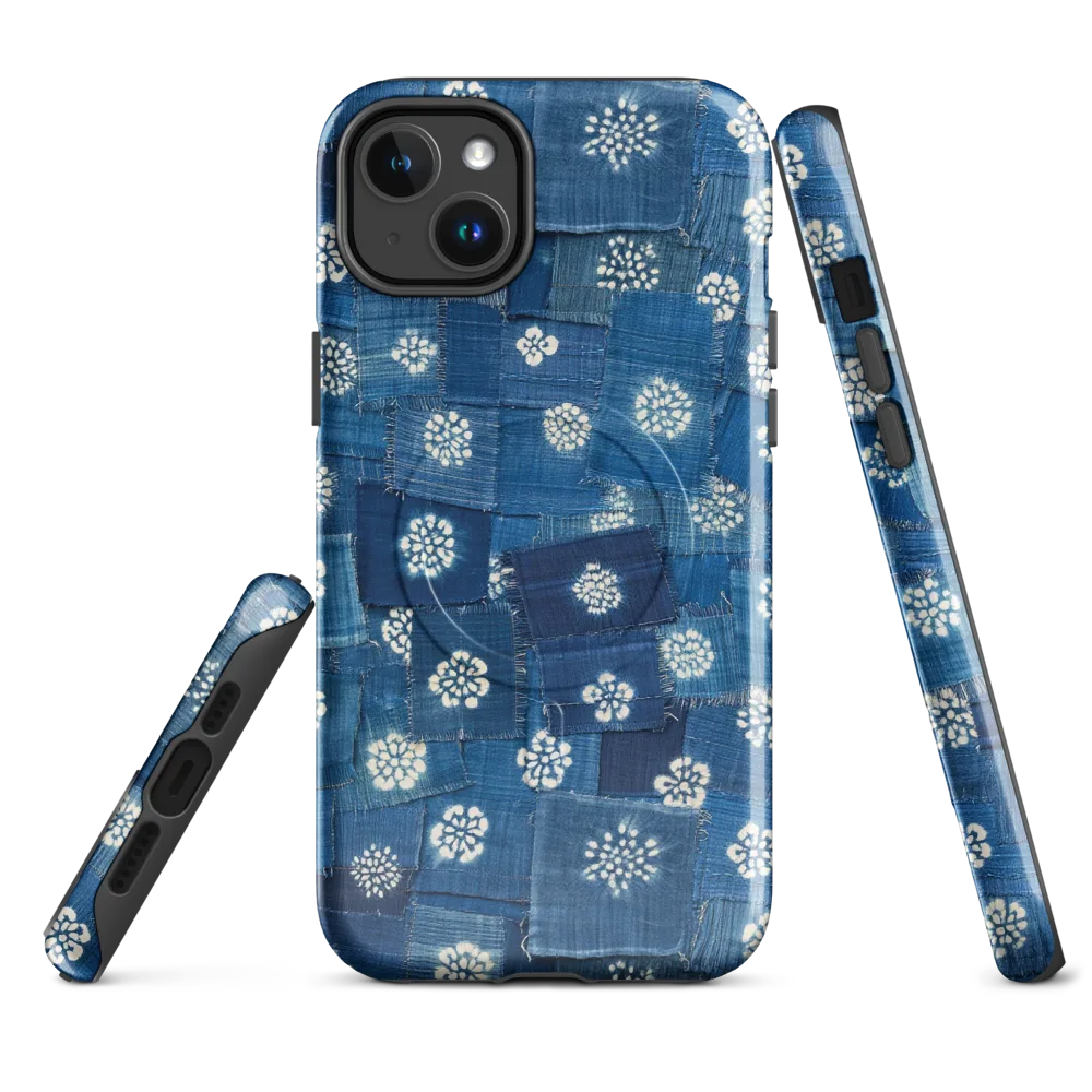 Sapphire Bloom on MagSafe Tough Case for iPhone® — Front