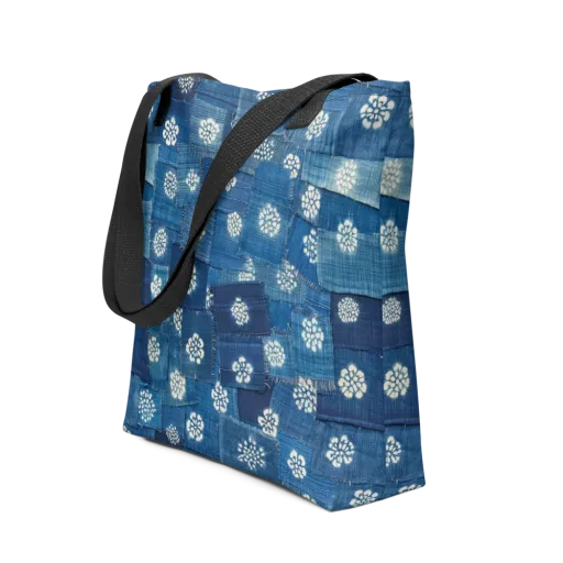 Sapphire Bloom on a Tote Bag