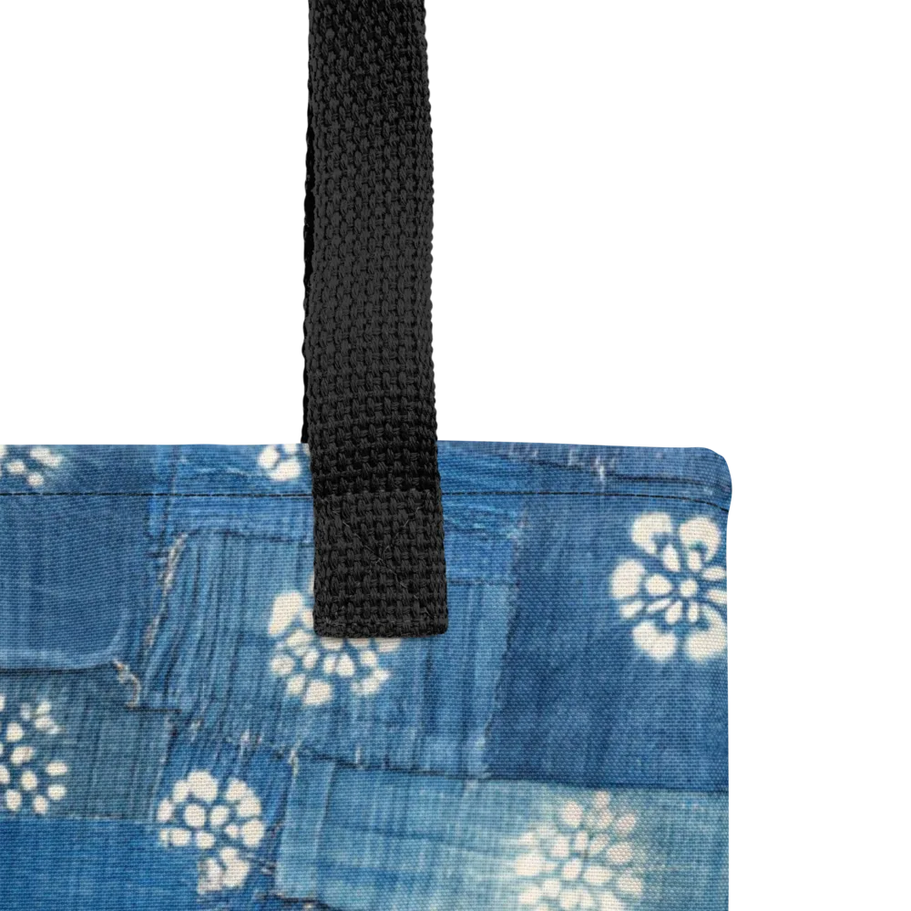 Sapphire Bloom on Tote Bag — Product details