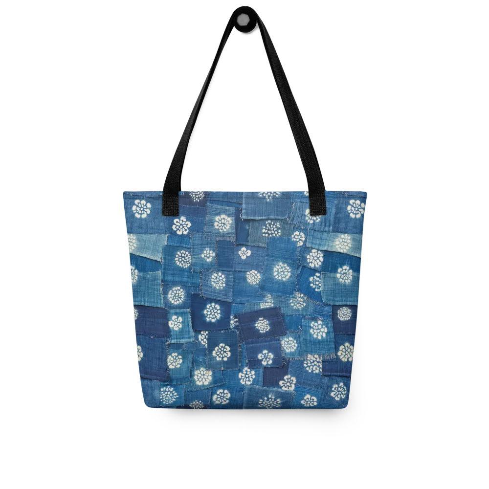Sapphire Bloom on Tote Bag — Front
