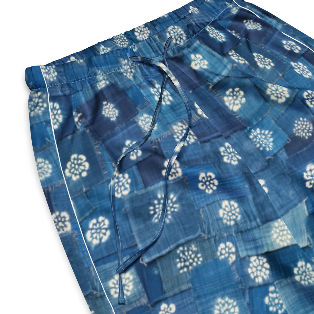 Sapphire Bloom on Women's Pajama Pants — Product details