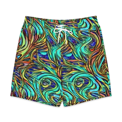Cobalt Flow on a Men's Board Shorts