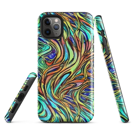 Cobalt Flow on a Tough Case for iPhone®