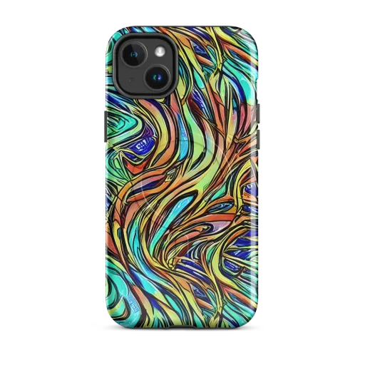Cobalt Flow on a MagSafe Tough Case for iPhone®
