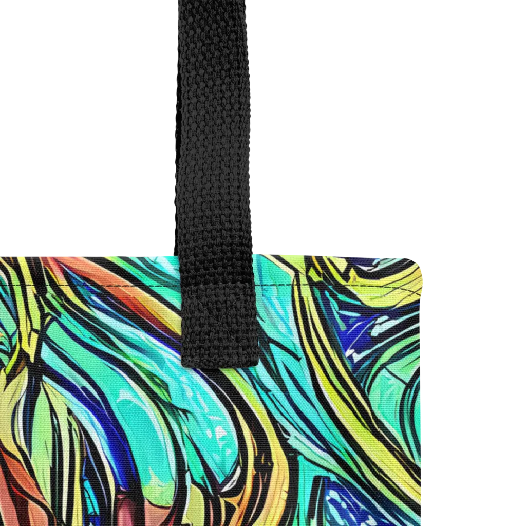 Cobalt Flow on Tote Bag — Product details
