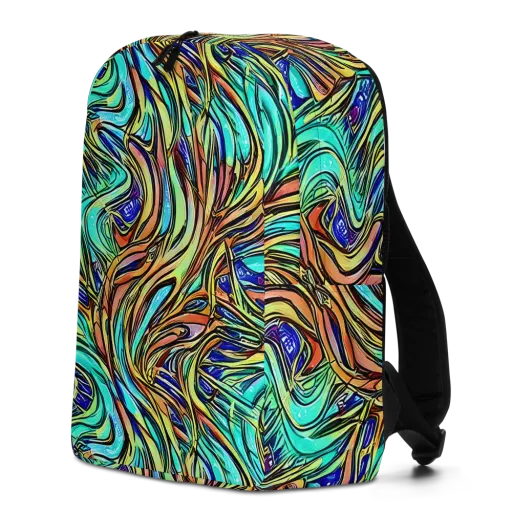 Cobalt Flow on a Minimalist Backpack