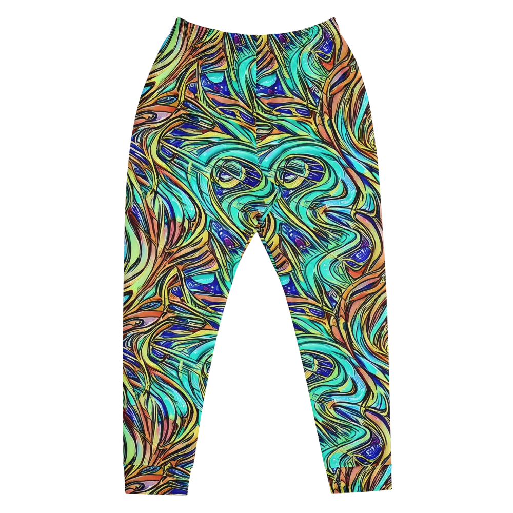 Cobalt Flow on Men's Joggers — Front