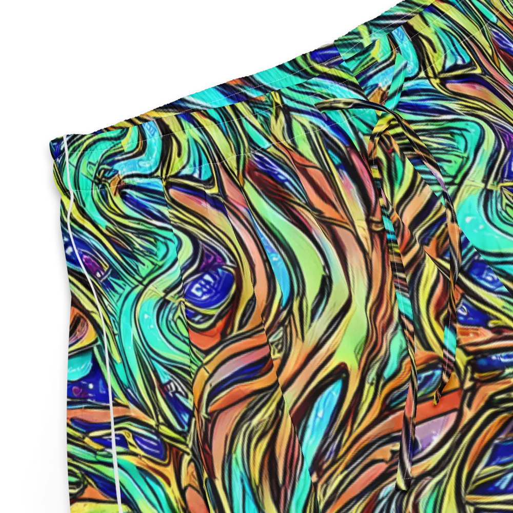 Cobalt Flow on Women's Pajama Shorts — Product details
