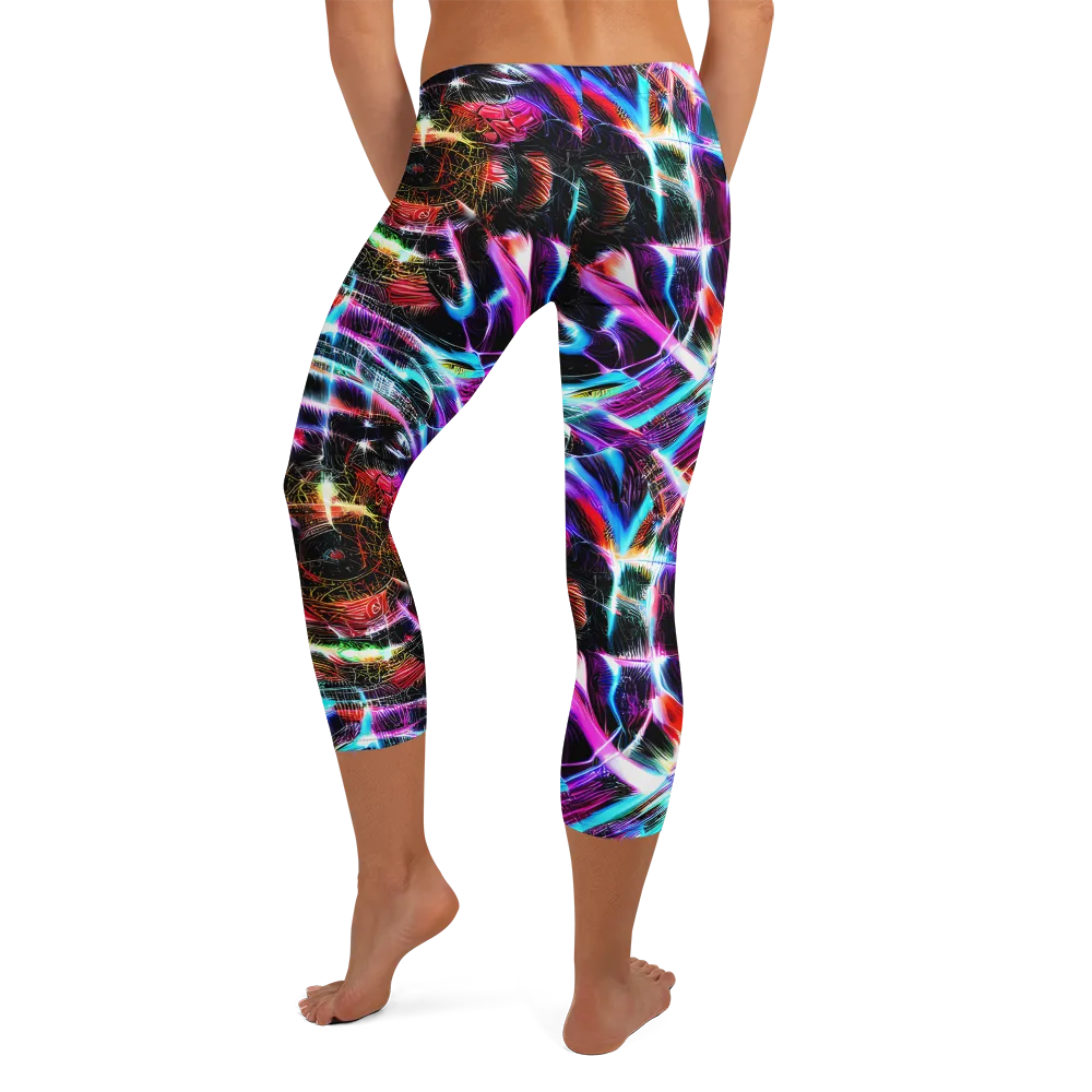 Laser Tempest on Capri Leggings — Back