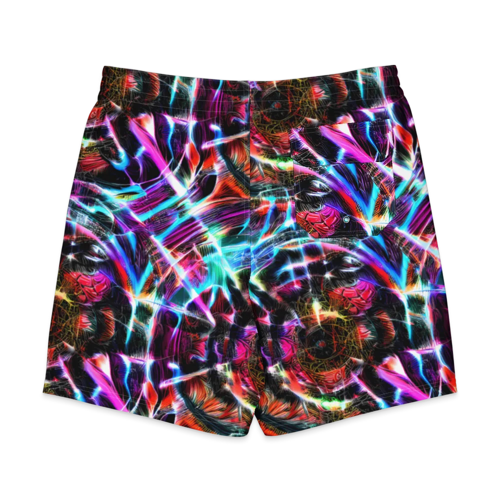 Laser Tempest on Men's Board Shorts — Back