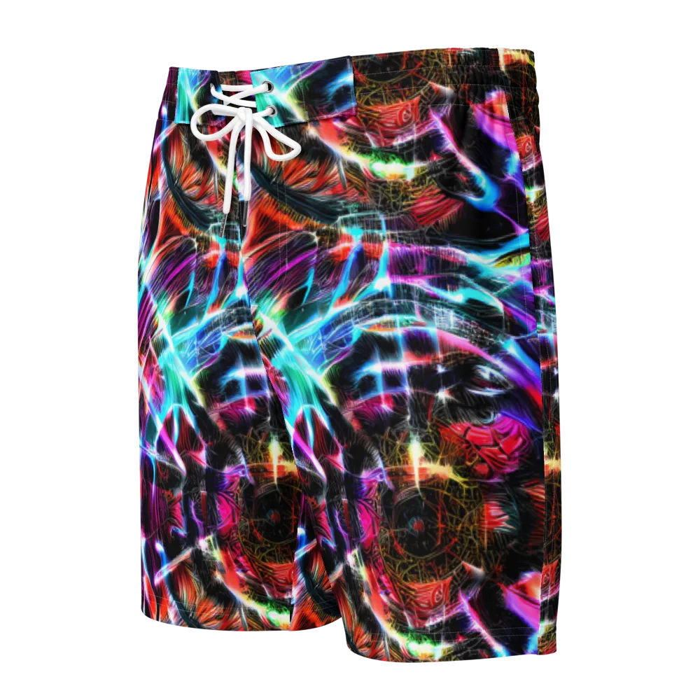 Laser Tempest on Men's Board Shorts — Front