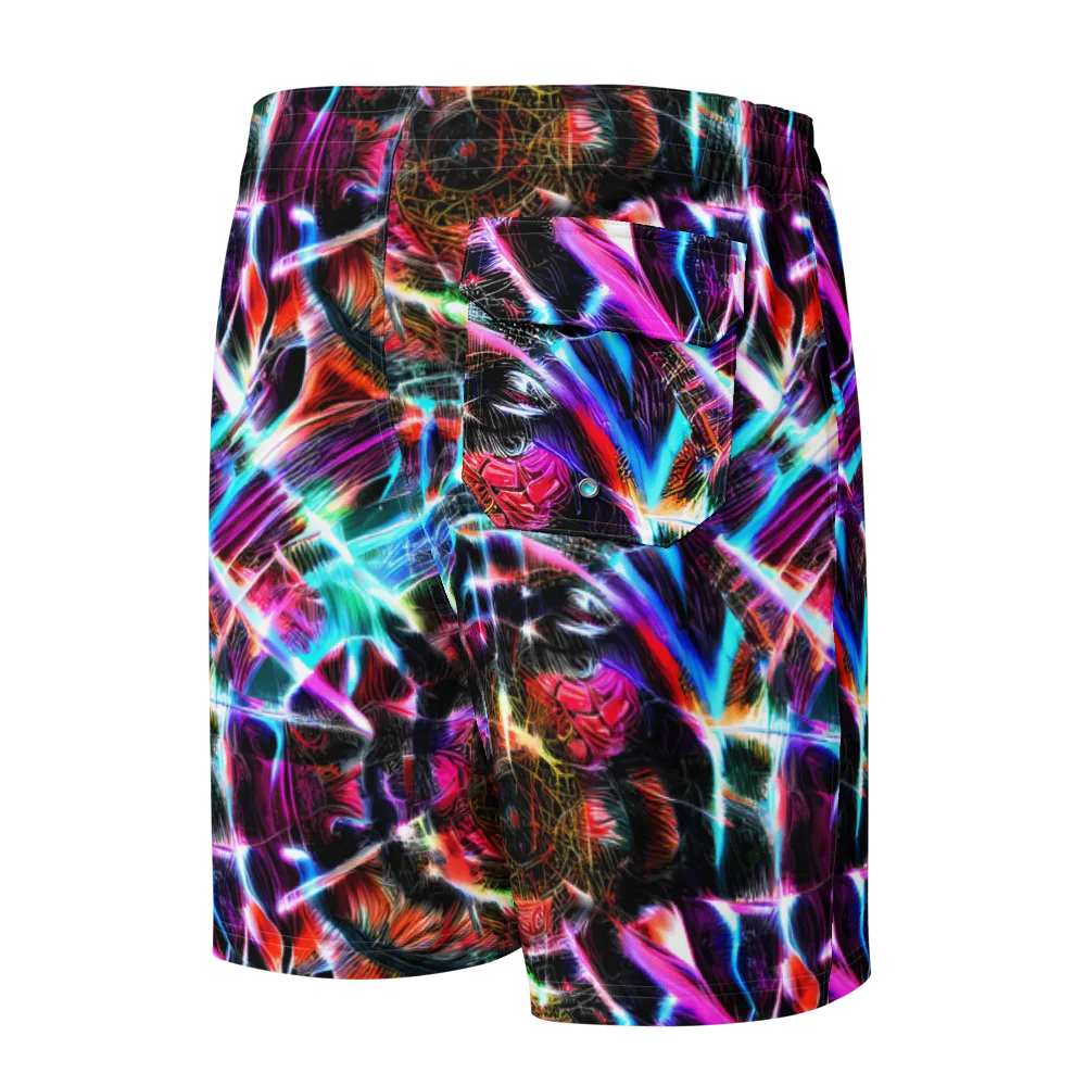 Laser Tempest on Men's Board Shorts — Back