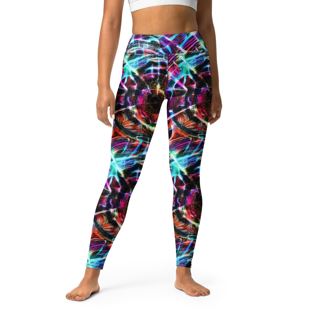 Laser Tempest on Yoga Leggings — Front