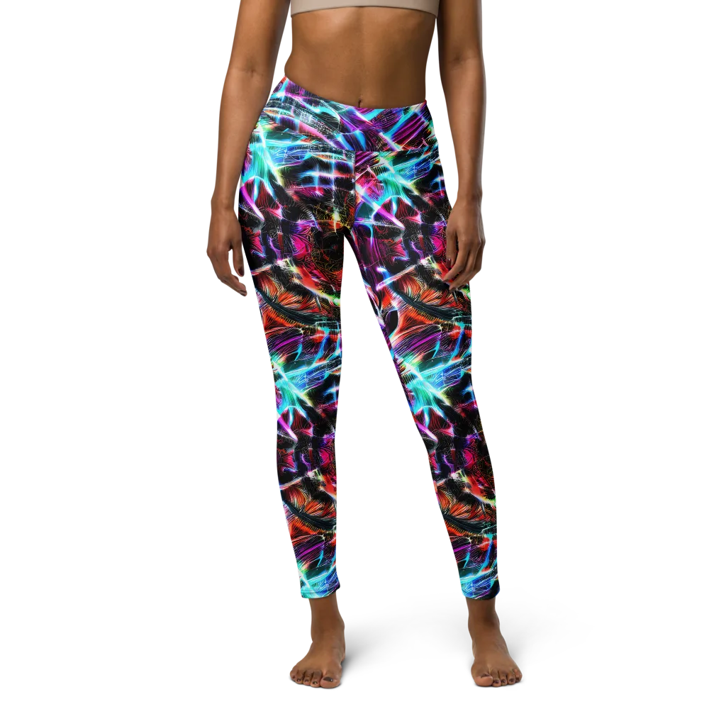 Laser Tempest on Yoga Leggings — Front