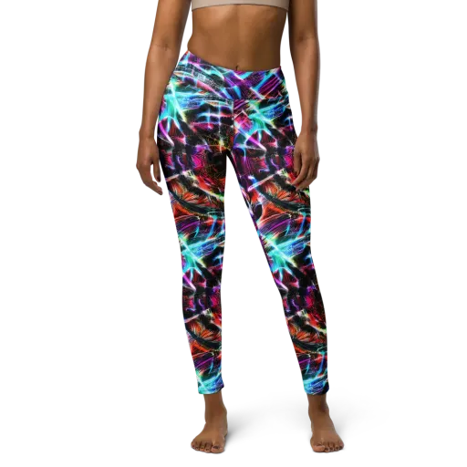 Laser Tempest on a Yoga Leggings