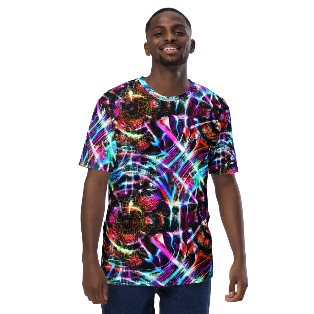 Laser Tempest on Men's Crew Neck T-Shirt — Front