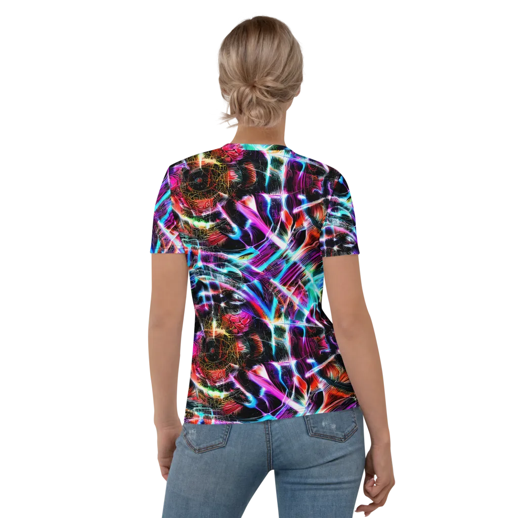 Laser Tempest on Women's Crew Neck T-Shirt — Back