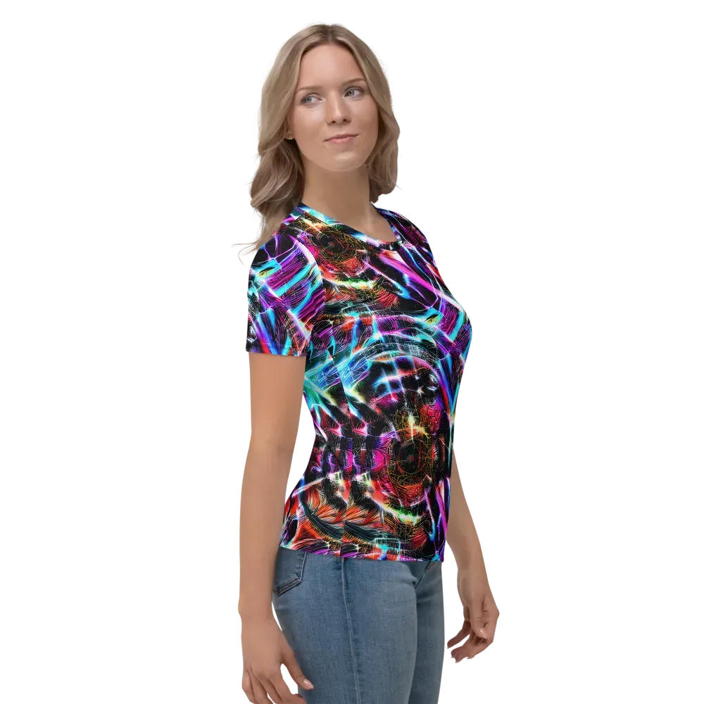 Laser Tempest on Women's Crew Neck T-Shirt — Right