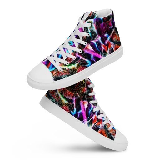 Laser Tempest on a Women's High Top Canvas Shoes