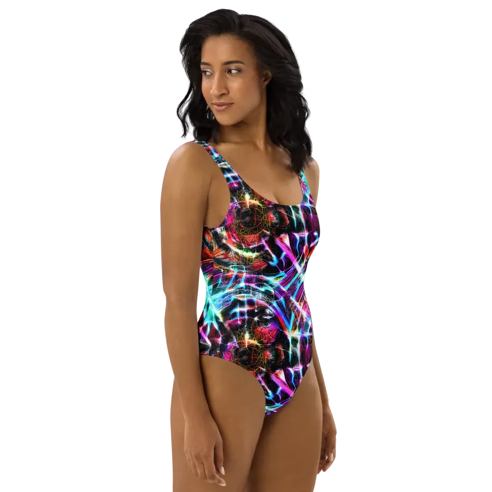 Laser Tempest on One-Piece Swimsuit — Right