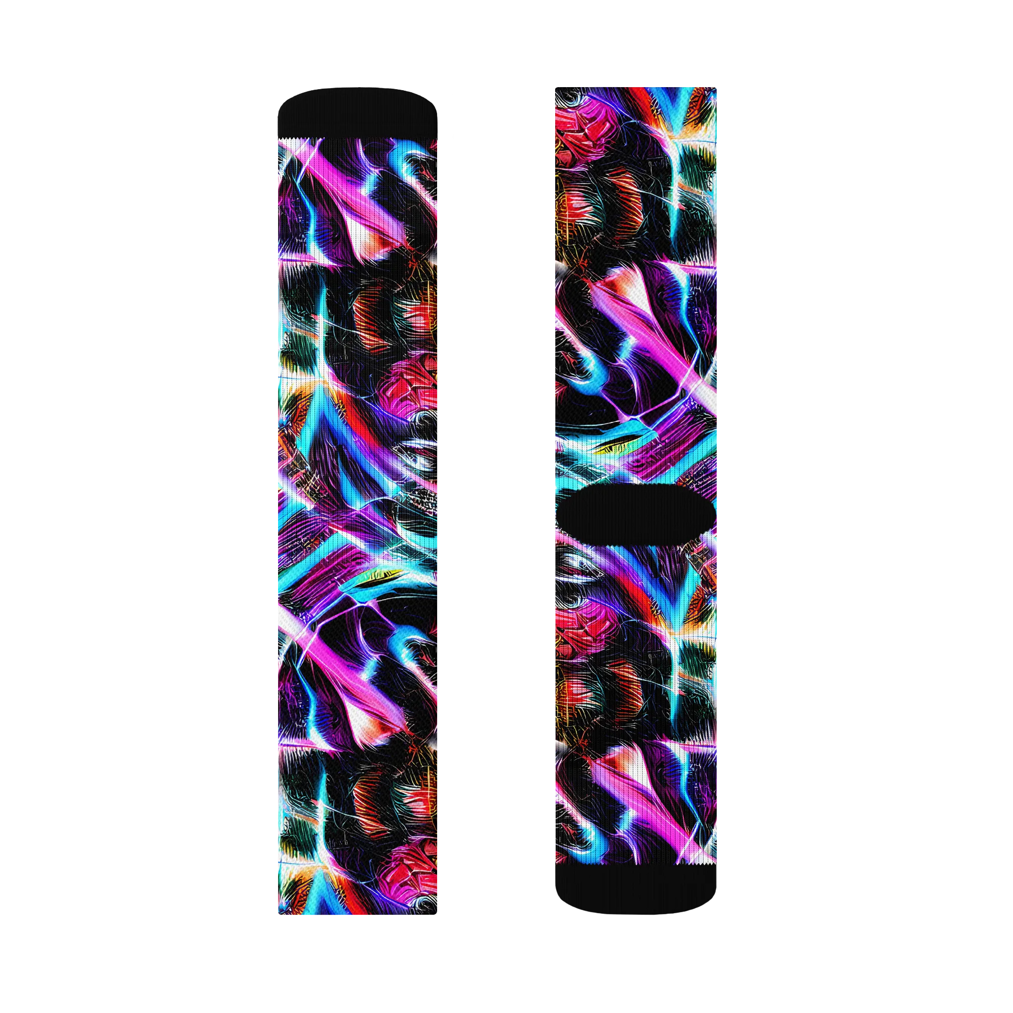 Laser Tempest on Socks — Left Sock
