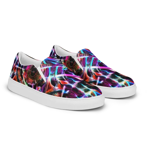 Laser Tempest on a Women's Slip-On Canvas Shoes
