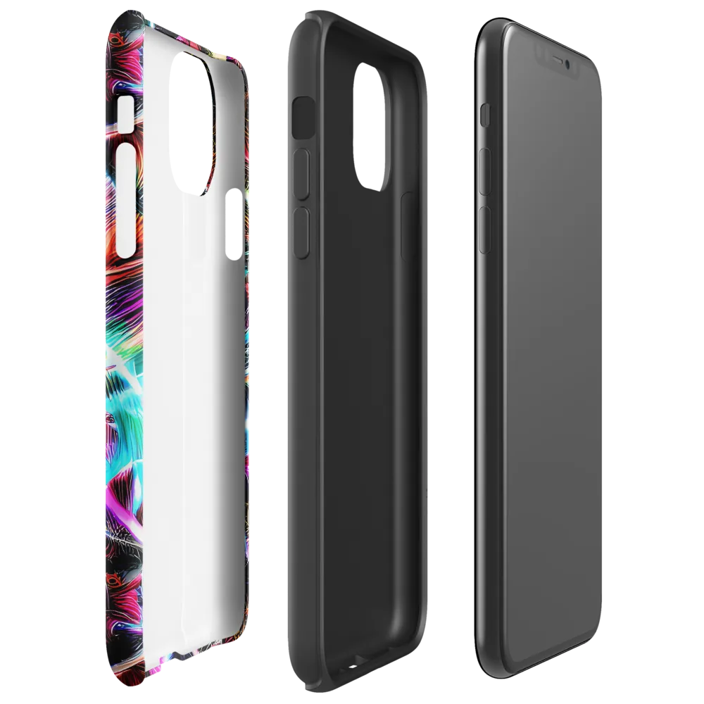 Laser Tempest on Tough Case for iPhone® — Right
