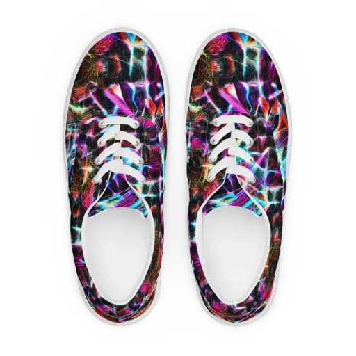 Laser Tempest on a Men's Lace-Up Canvas Shoes