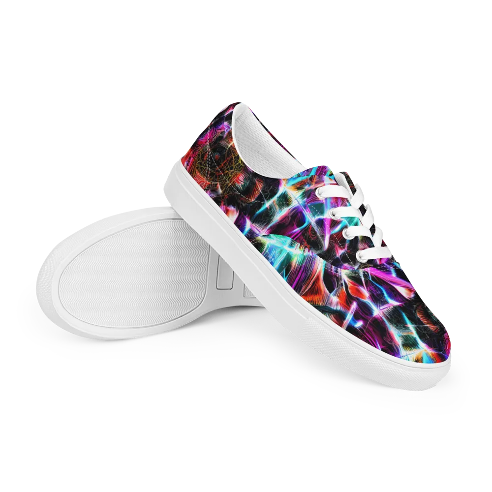 Laser Tempest on Men's Lace-Up Canvas Shoes — Right Front