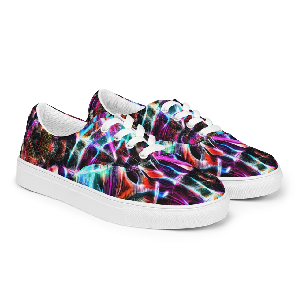 Laser Tempest on Men's Lace-Up Canvas Shoes — Right Front
