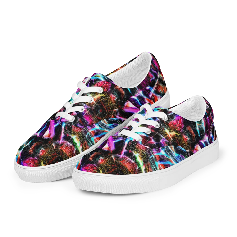 Laser Tempest on Men's Lace-Up Canvas Shoes — Left Front