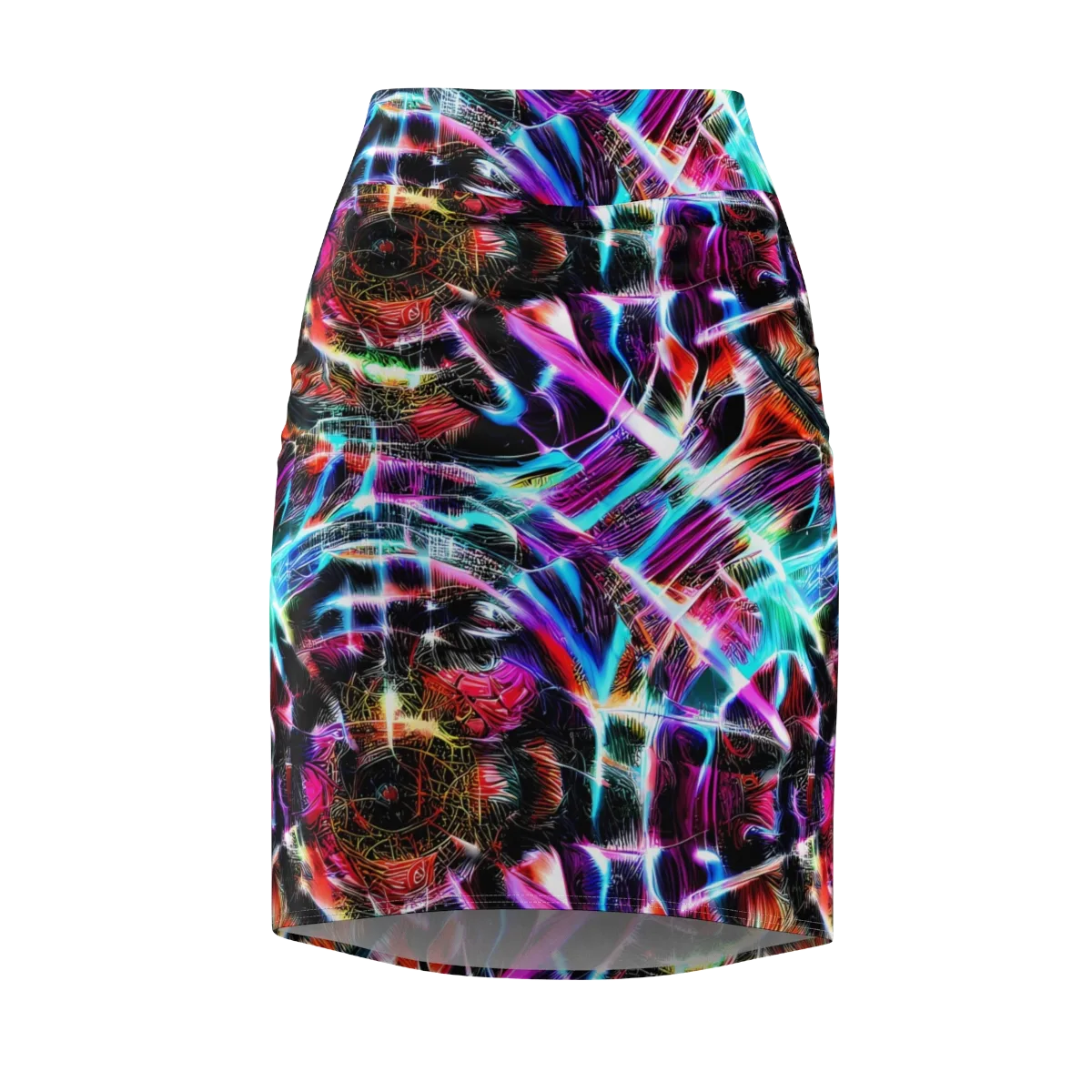 Laser Tempest on Pencil Skirt — Front