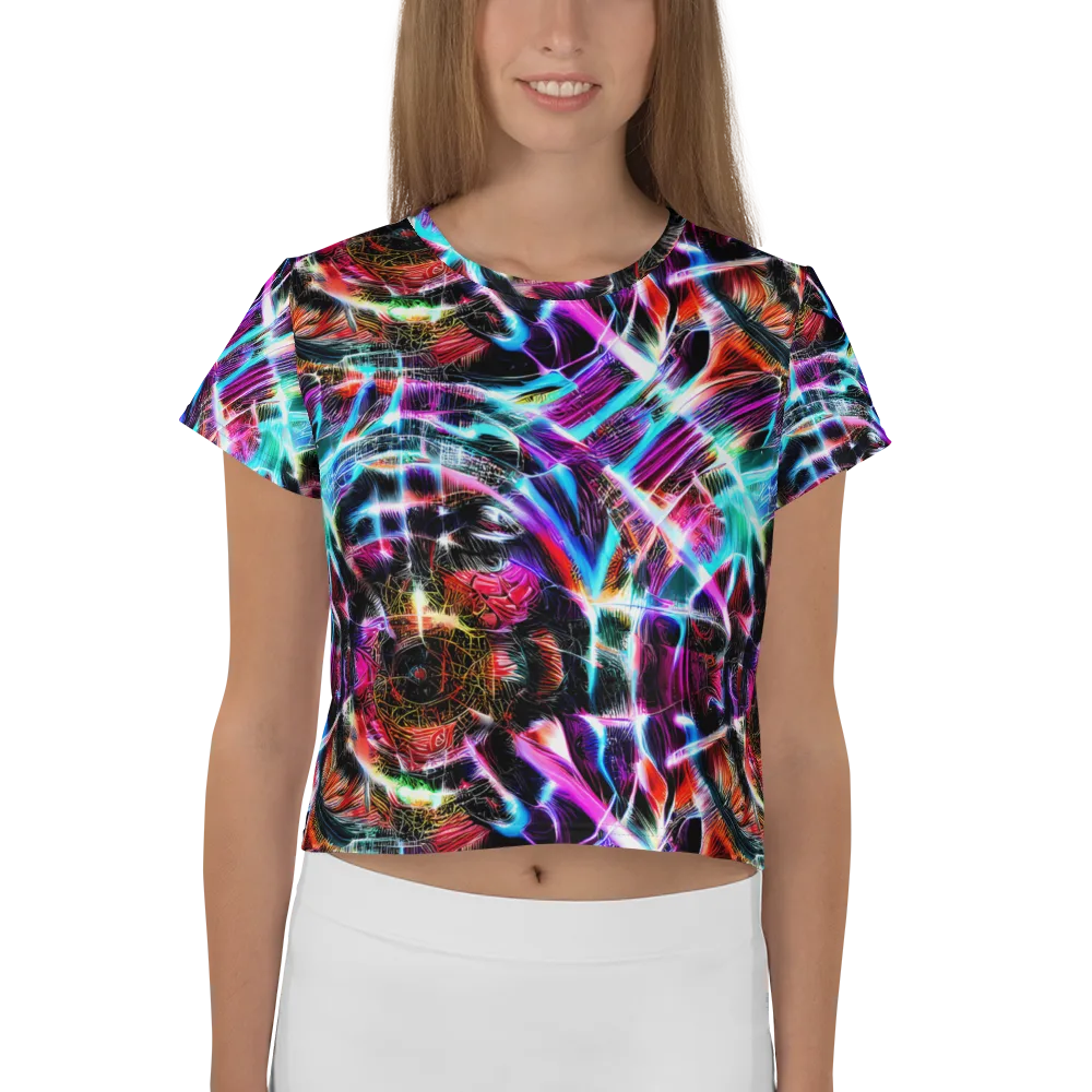 Laser Tempest on Crop Tee — Front