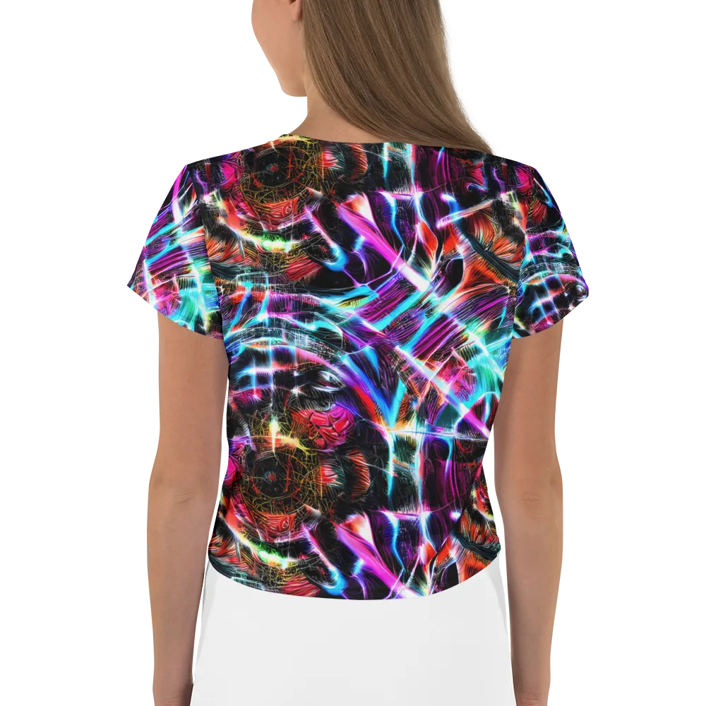 Laser Tempest on Crop Tee — Back