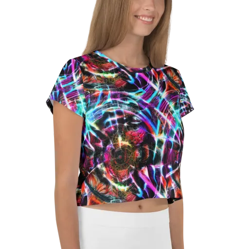 Laser Tempest on a Crop Tee