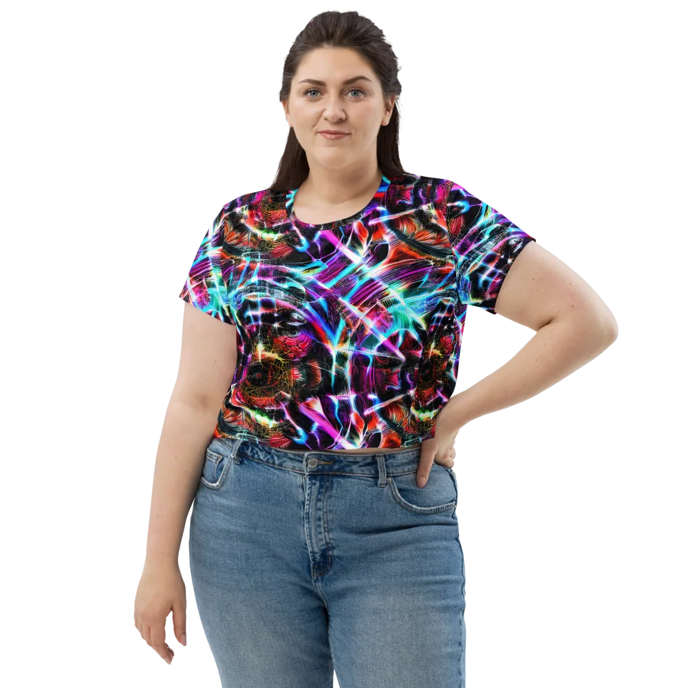 Laser Tempest on Crop Tee — Front