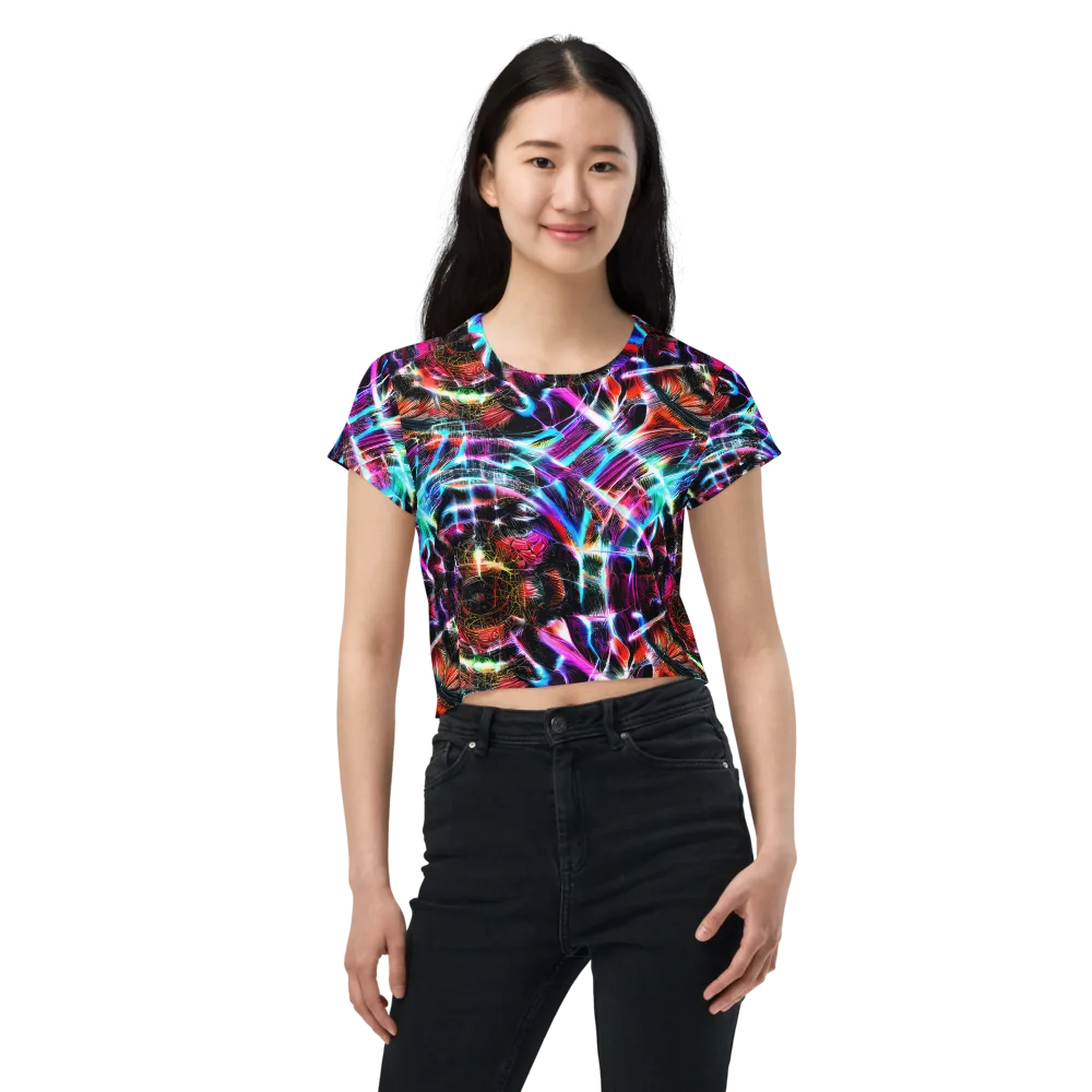 Laser Tempest on Crop Tee — Front